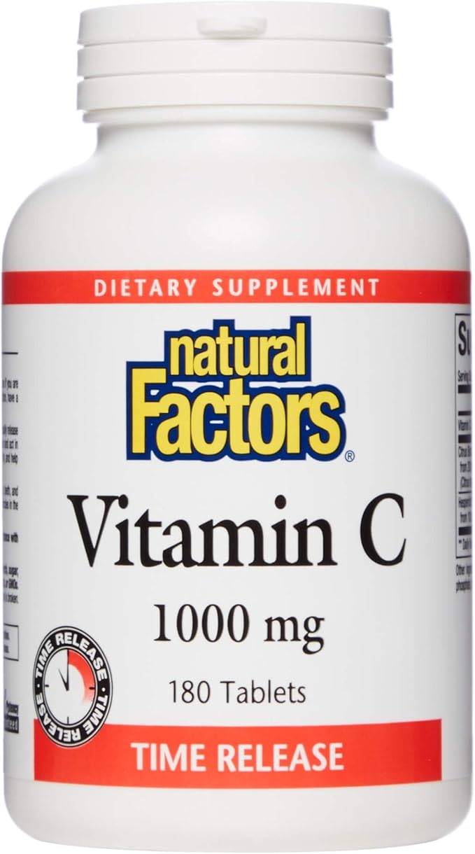 Natural Factors - Vitamin C 1000mg Time Release, Potent Antioxidant Protection, 90 Tablets