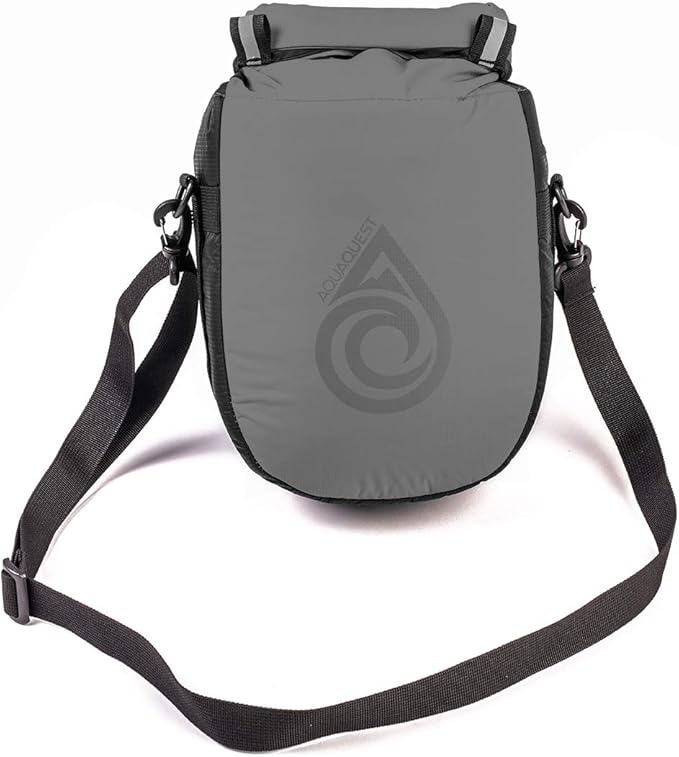 Aqua Quest Ice Cave Insulated Dry Bag - 5L & 12L Cooler Drybag - Waterproof, Lightweight, Compact - Grey, Blue, Black