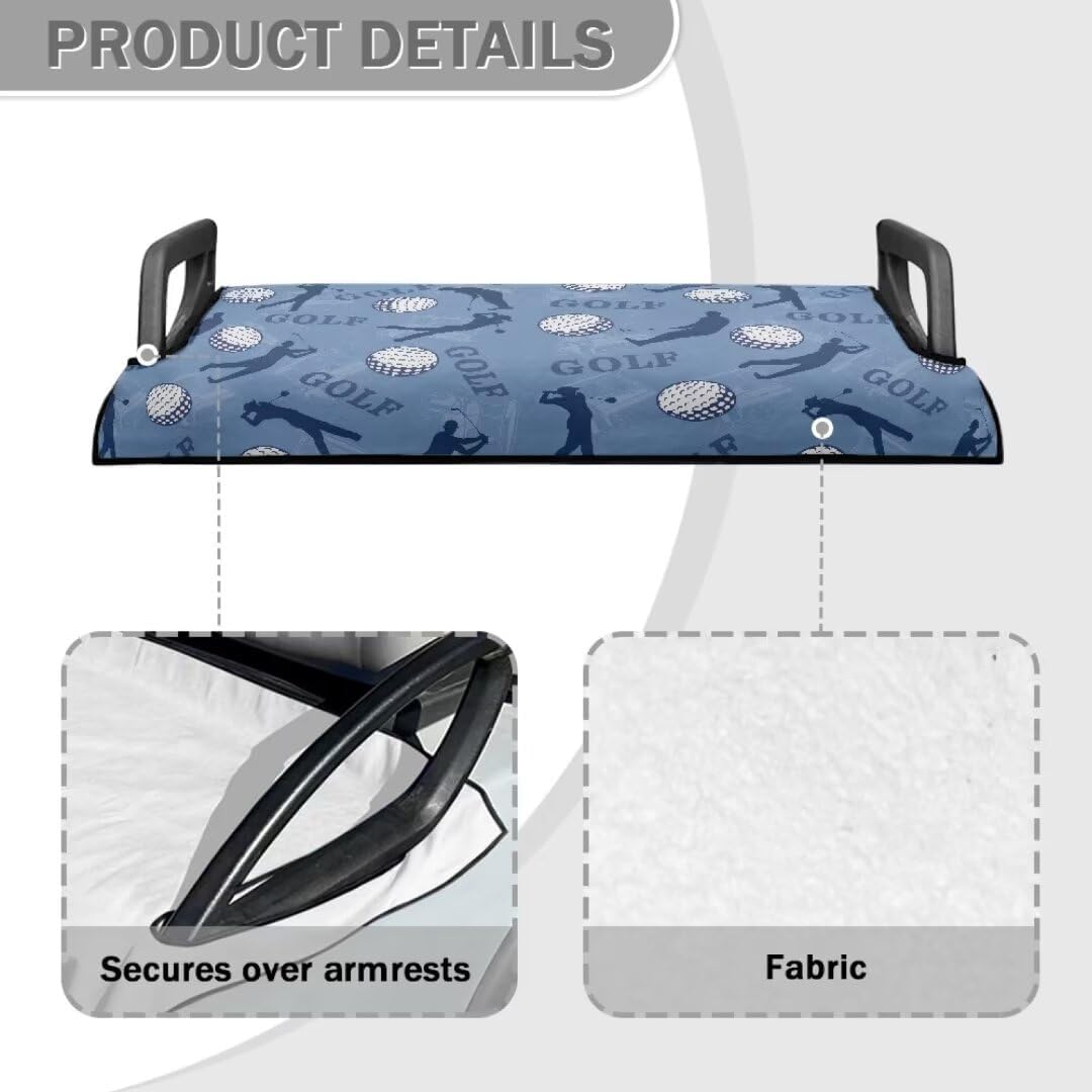 Golf Cart Accessories Anti-hot Golf Cart 50 X 30.9 Inches Seat Cushion Golf Seat Cushion Cover Towel Blanket Fits for Golf Club Cars