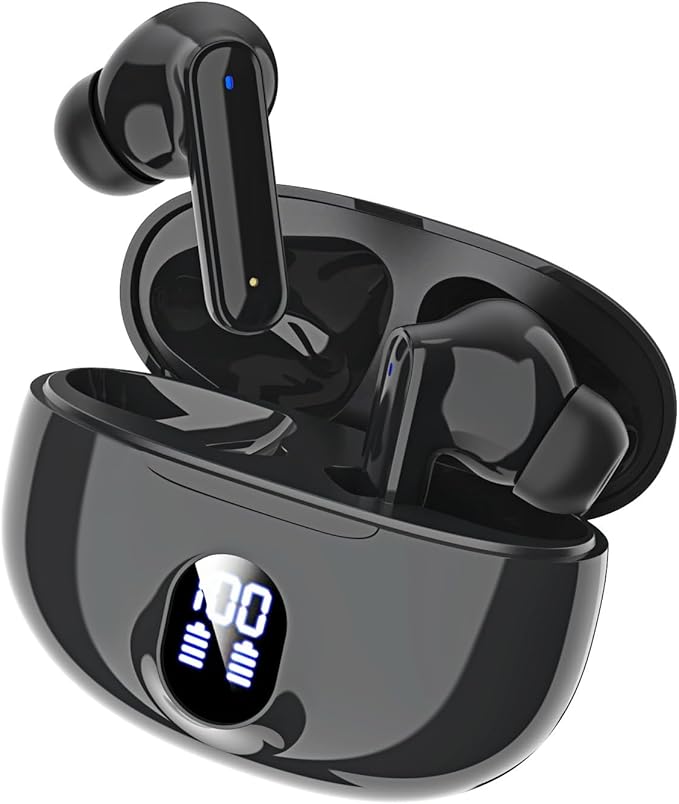 MISSOKIE Wireless Earbuds Bluetooth V5.3 2025 Headphones 36H Playback Deep Bass Stereo Ear Buds with LED Power Display Cha...