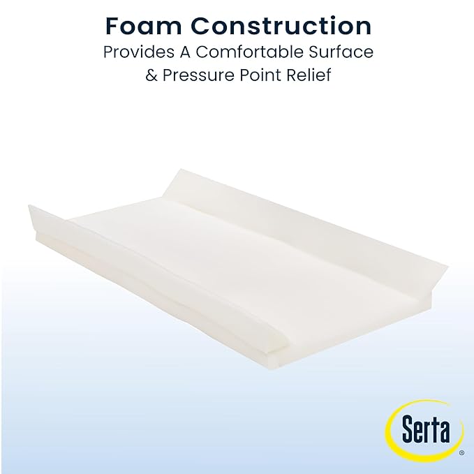 Serta Foam Contoured Changing Pad with Waterproof Cover