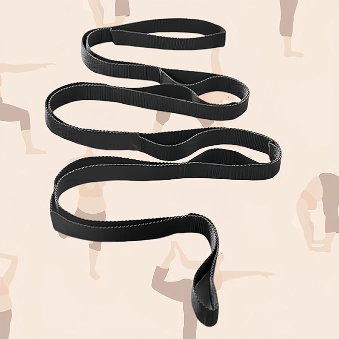 1 Pcs Stretching Strap with Loops for Physical Therapy, Stretch Bands for Exercise Yoga Strap for Women Men