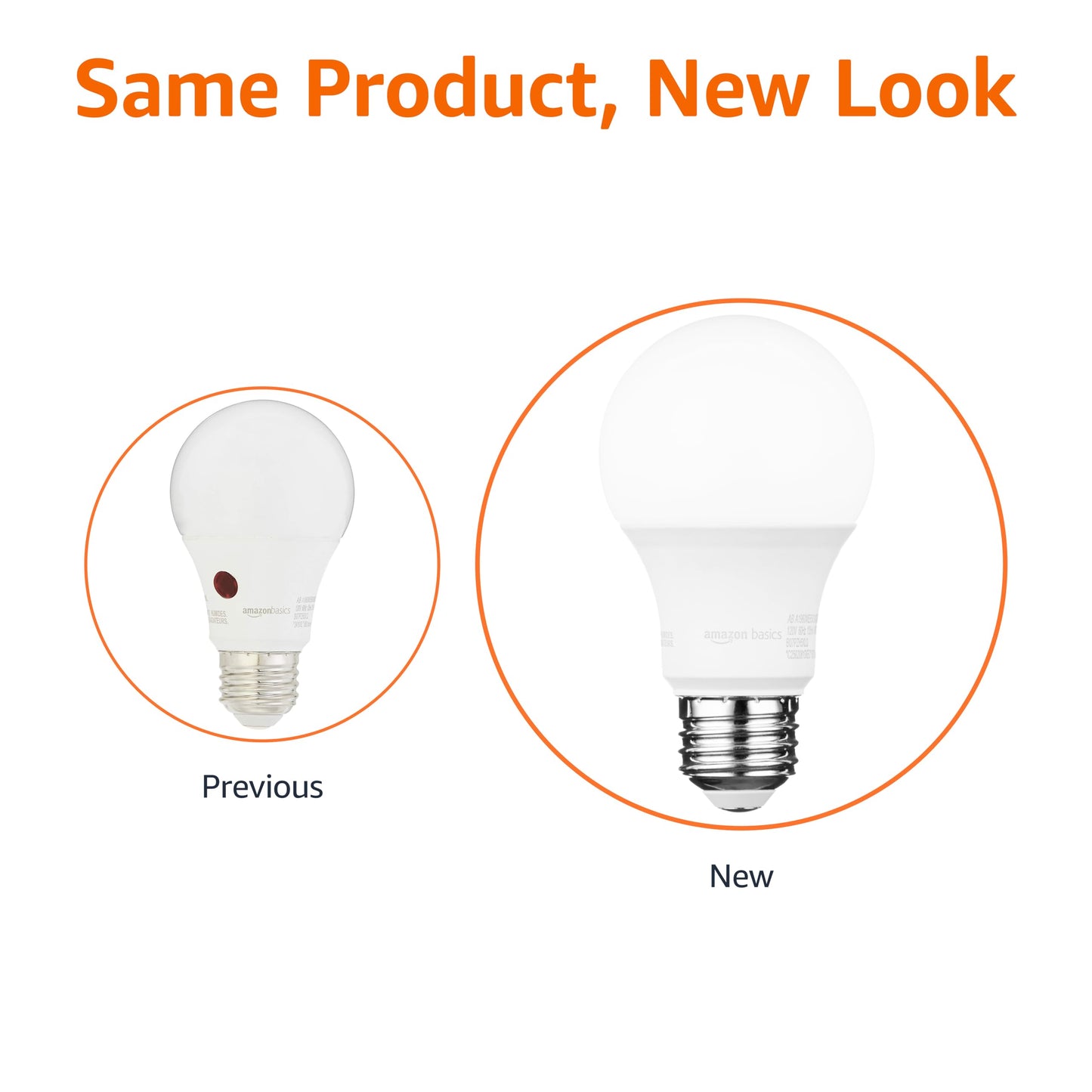 Amazon Basics A19 Dusk to Dawn Sensor LED Outdoor Light Bulb, 60W Equivalent, Energy-Efficient 9W, Daylight 5000K, E26 Base, 10,000 Hours, 2 Count (Pack of 1)