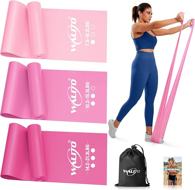 WALITO Resistance Bands for Working Out, Exercise Bands for Women and Men, Workout Bands for Physical Therapy, Stretch, Re...
