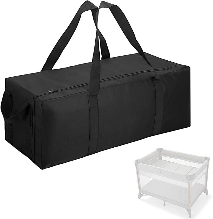 Carrying Bag Compatible with Graco Pack n Play, Replacement Nylon Foldable Travel Carrying Case for Graco Pack n Play, Lig...