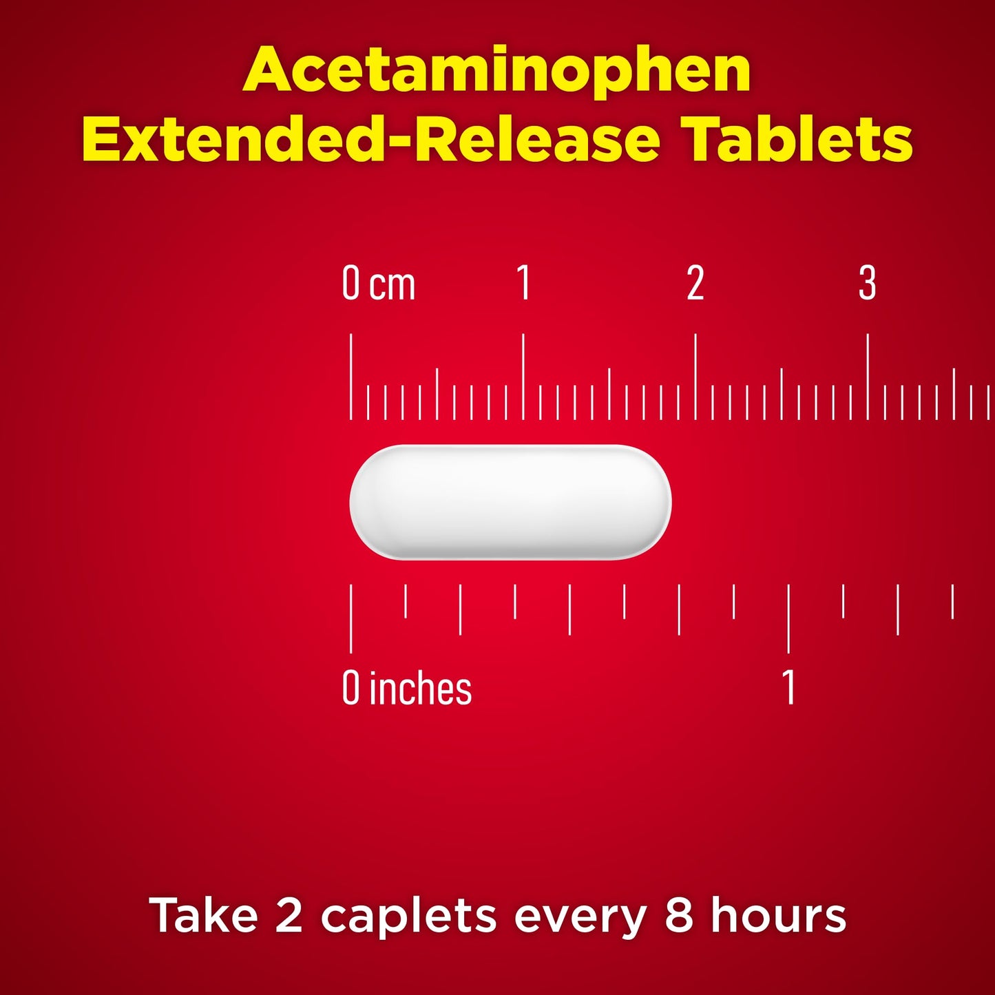 Amazon Basic Care Acetaminophen Extended-Release Tablets, 650 mg, Arthritis Pain, 400 Count