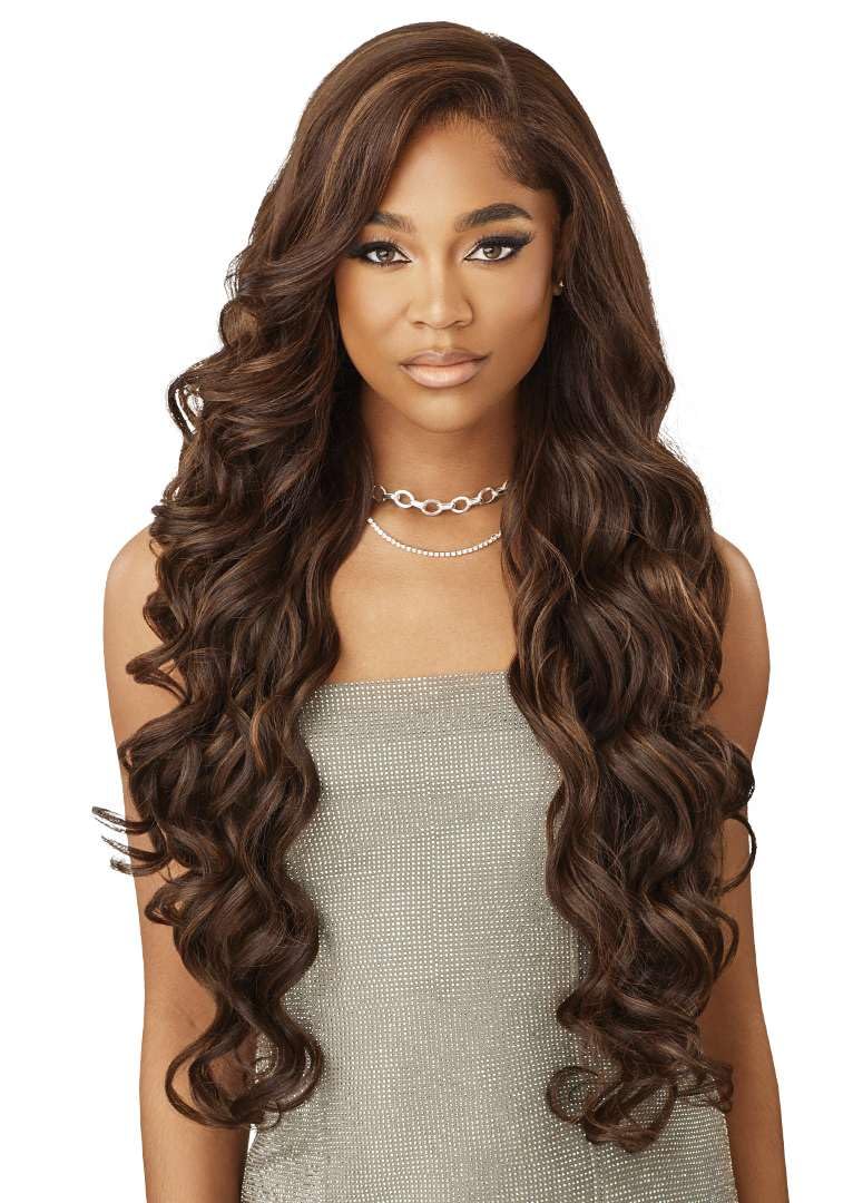 Outre Lace Front Wig - Melted Hairline - Swirlista - Swirl 112 (OFF BLACK 1B)