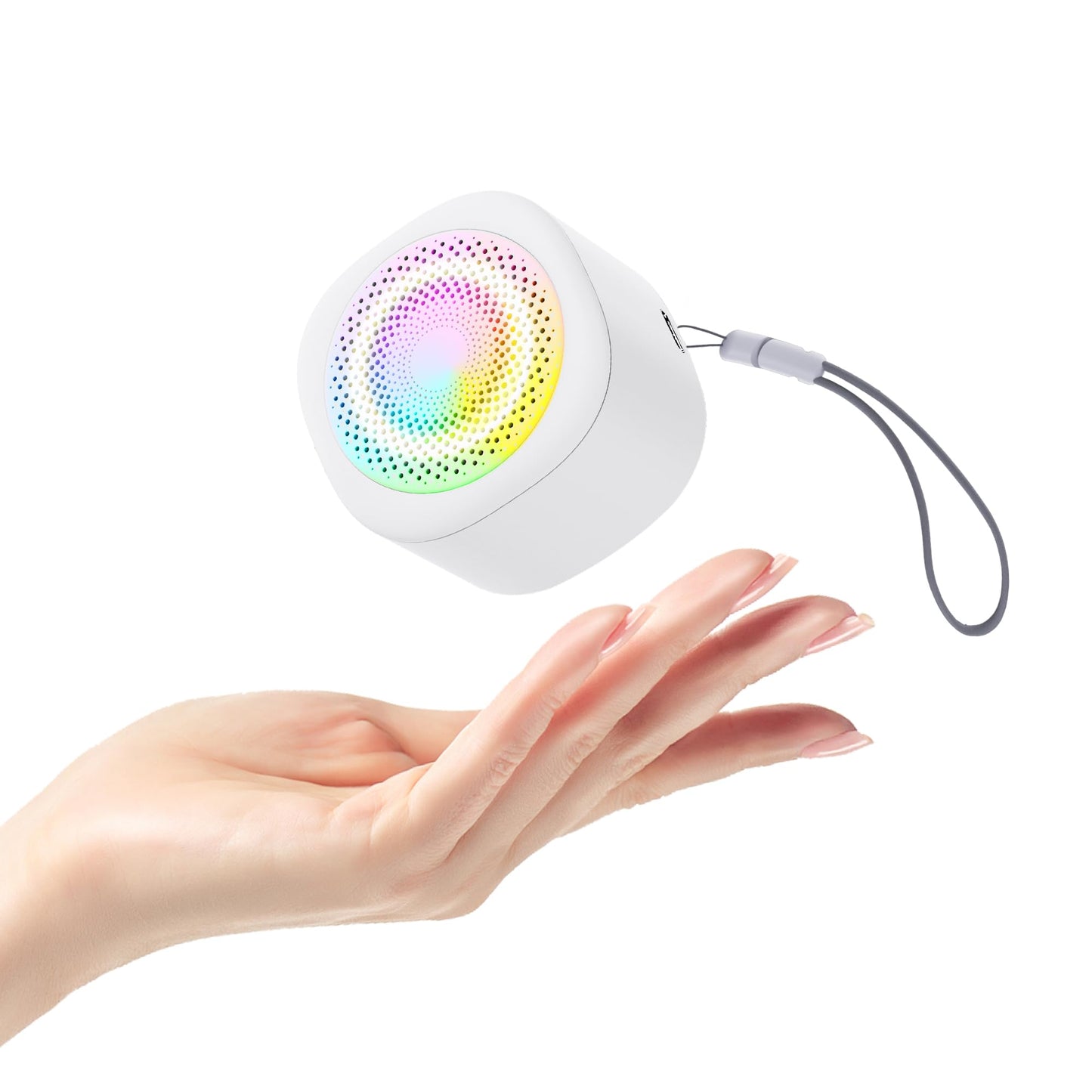 Mini Portable Sounds Machine with 20 Sounds White Noise,Sleeping Sounds Machine 15/30/60min Timer for Travel,Lunch Break,Baby Lullaby, Home, Office, Loud Noise Canceling Machine-2025 Updated Version