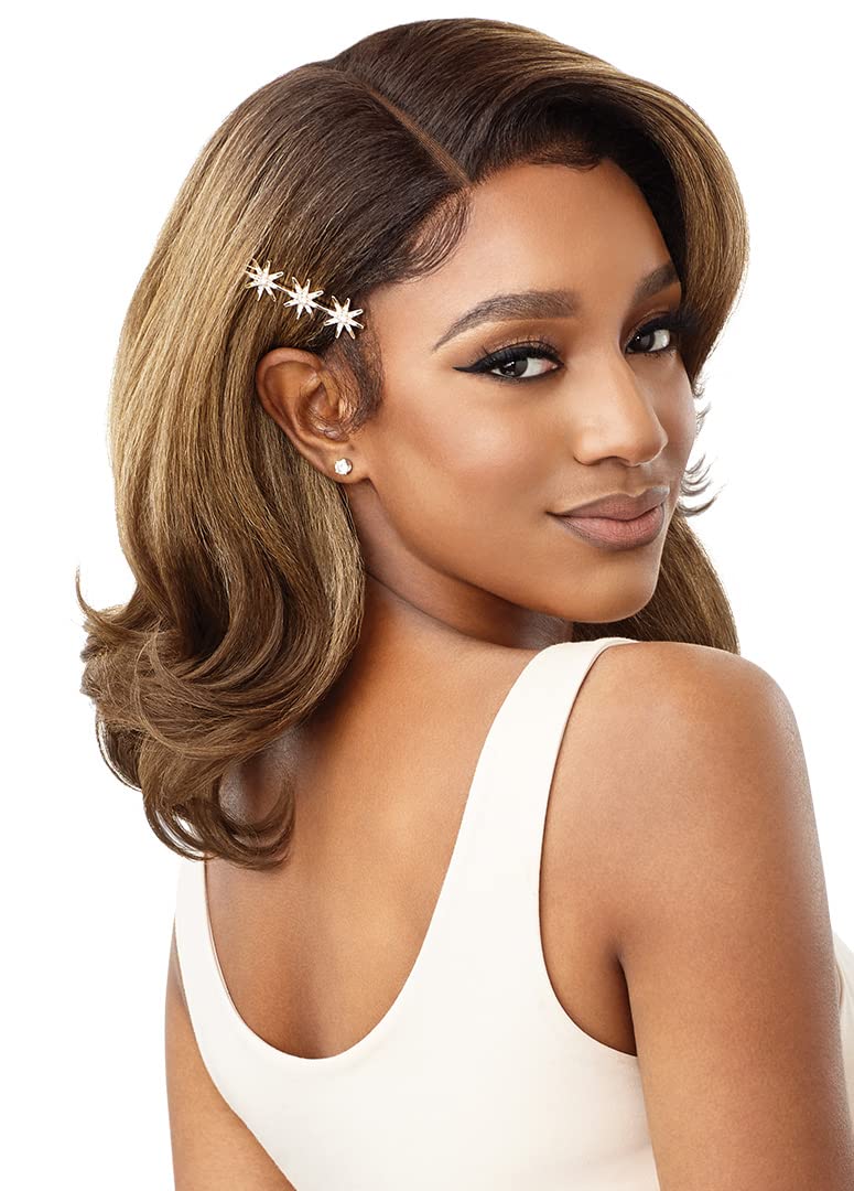 Outre Synthetic Melted Hairline HD Lace Front Wig - KALANI (PLATINUM BLONDE 613)