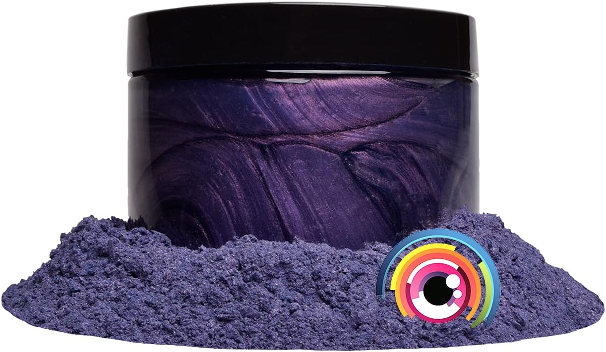 Eye Candy Pigments Premium Purple Mica Powder - Purple Sage (25gr) - for Epoxy, Resin, Soap, Paint, Woodworking, Acrylic Pouring, Bath Bombs, Fishing Lures - DIY Arts and Crafts Additive