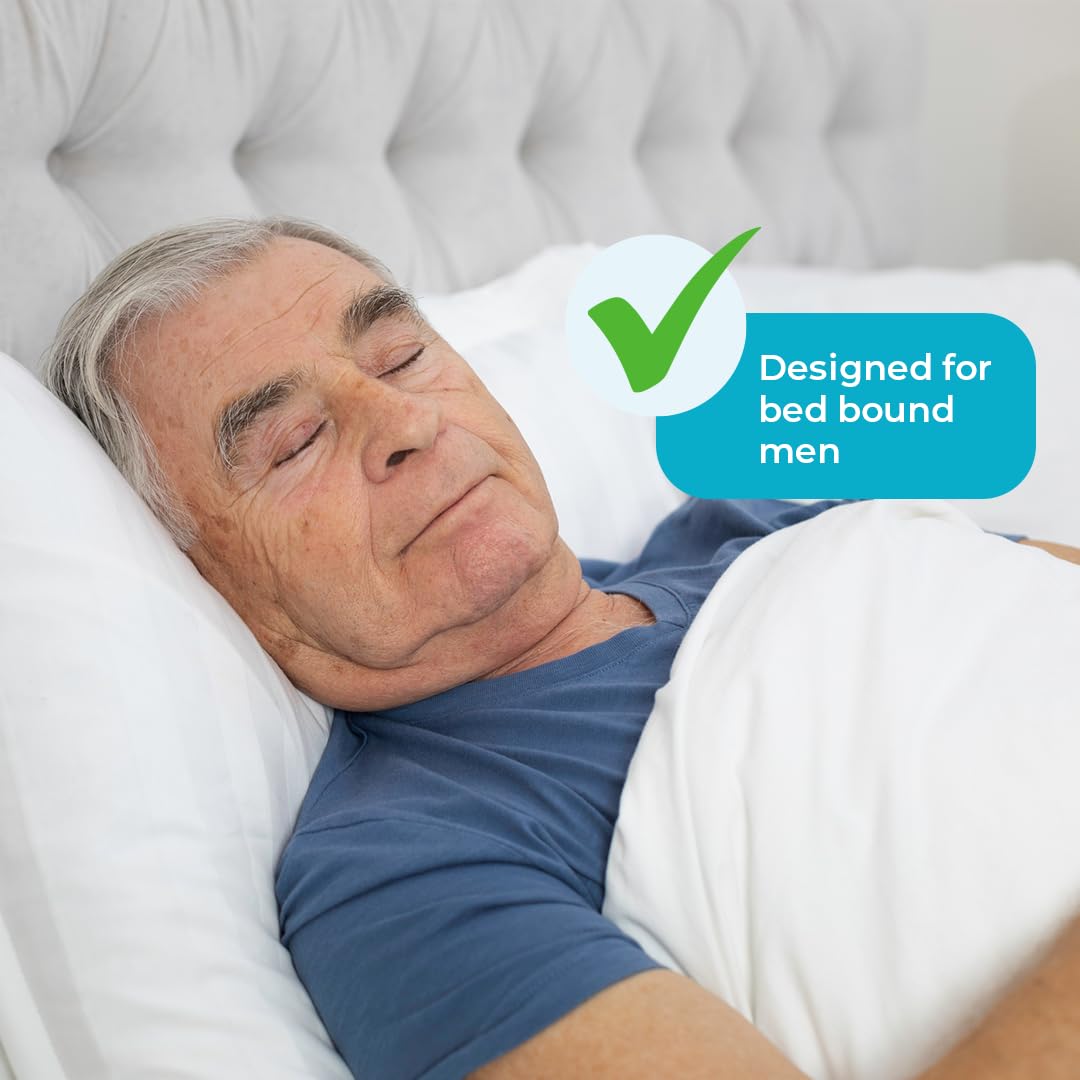 QuickChange Men's Incontinence Wrap, Maximum Absorbency Folding Pad Designed for Men with Reduced Mobility. Fits Inside Diapers or Briefs. (10 Count Trial Pack)