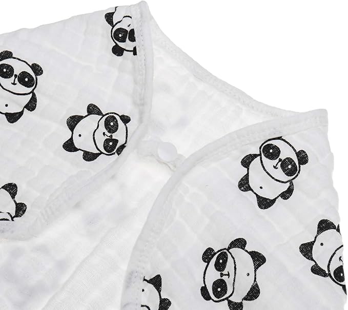 ShoppeWatch Muslin Burp Cloths Baby Burping Bibs 100% Natural Cotton 5-Pack Large 6 Layers Thick Soft Absorbent Cloth Spit Up Dribble Towels Rags for Newborns Baby Boy or Girl Unisex BB28