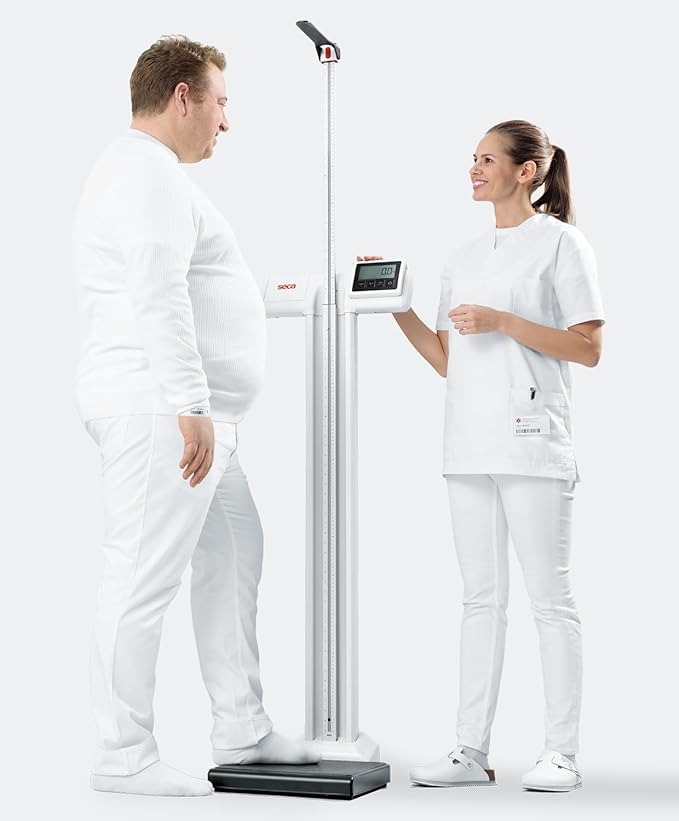 Seca 777 Medical Scale – Professional Physician Scale - Accurate Weight with Consistent Results and BMI - Eye Level Height...