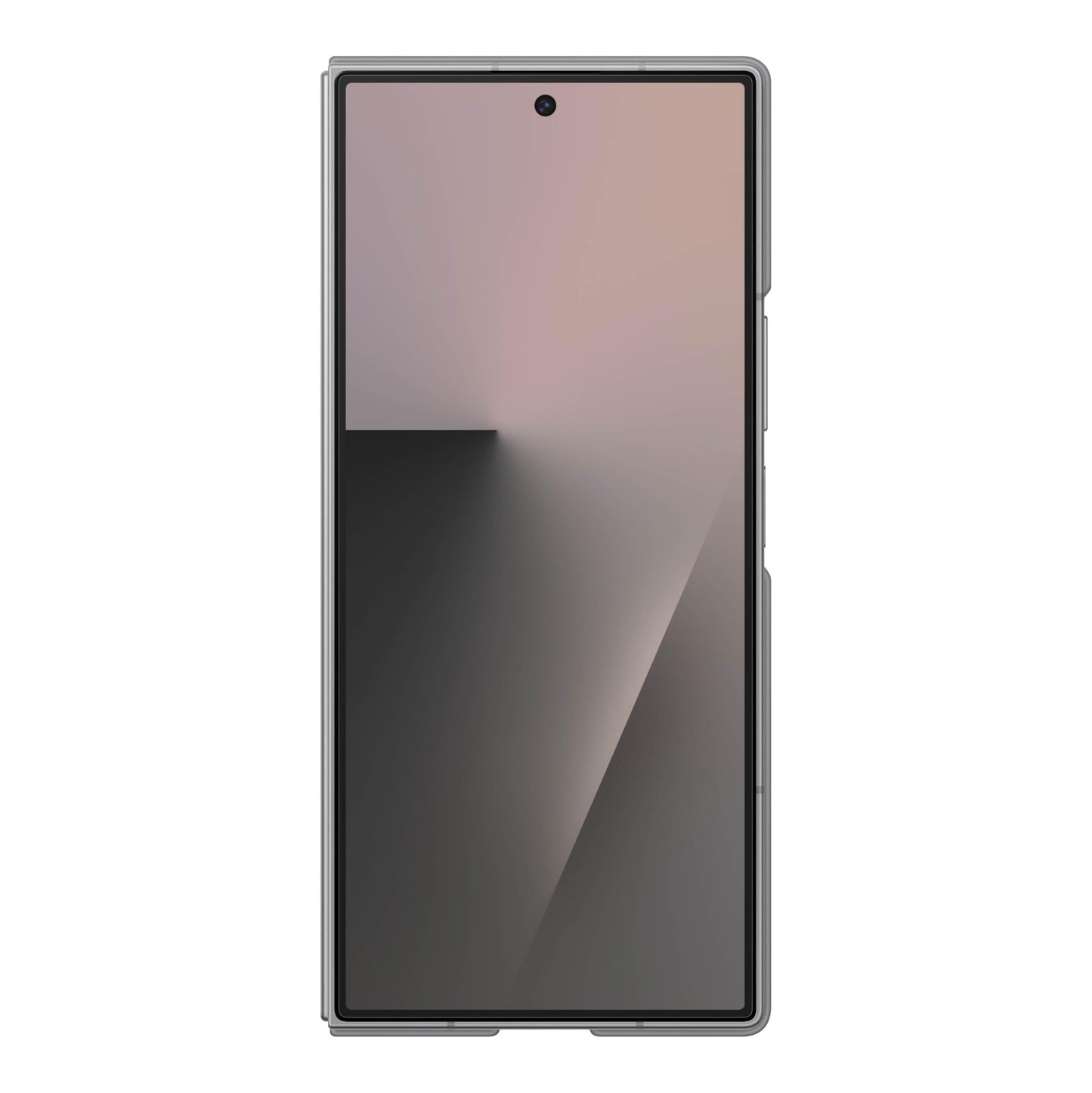 Samsung Galaxy Z Fold7 Silicone Phone Case, Protective Cover With Stand, Secure Grip, Soft, Comfortable Design, Us Version, Gray