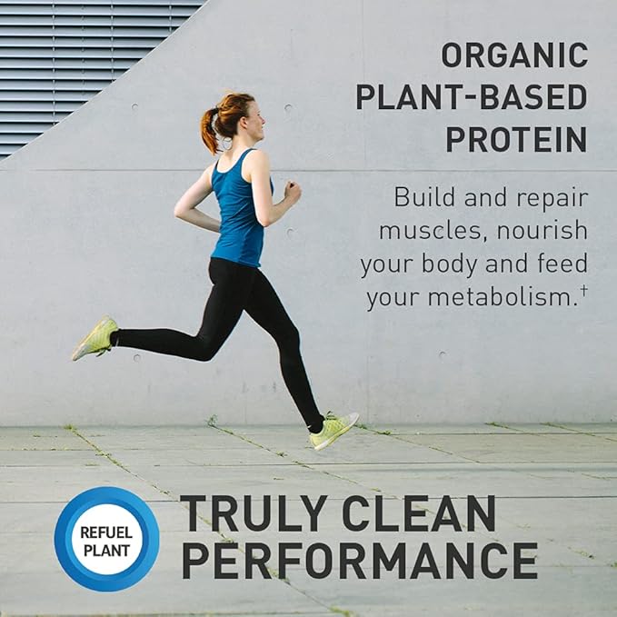 Organic Vegan Chocolate Protein Powder with Probiotics, BCAAs, 30g Plant Protein, NSF Certified, Gluten Free & Sport, Non GMO, Garden of Life Sport Protein Powder - 19 Servings