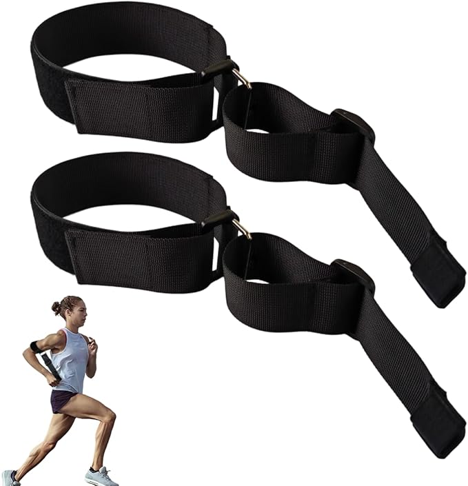 Ajqxh Arm Swing Trainer, 90 Degree Running Form Aid for Speed & Agility Training, Adjustable Strap to Improve Endurance, P...