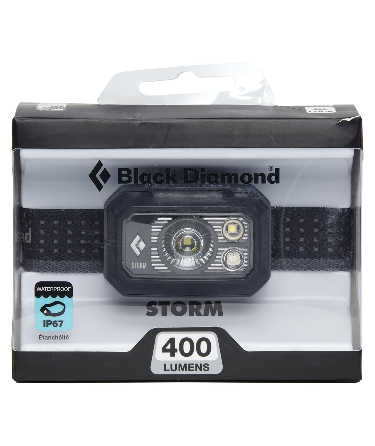 Black Diamond Storm 400 Headlamp - Graphite, Plastic, Model Bd620658, All Size