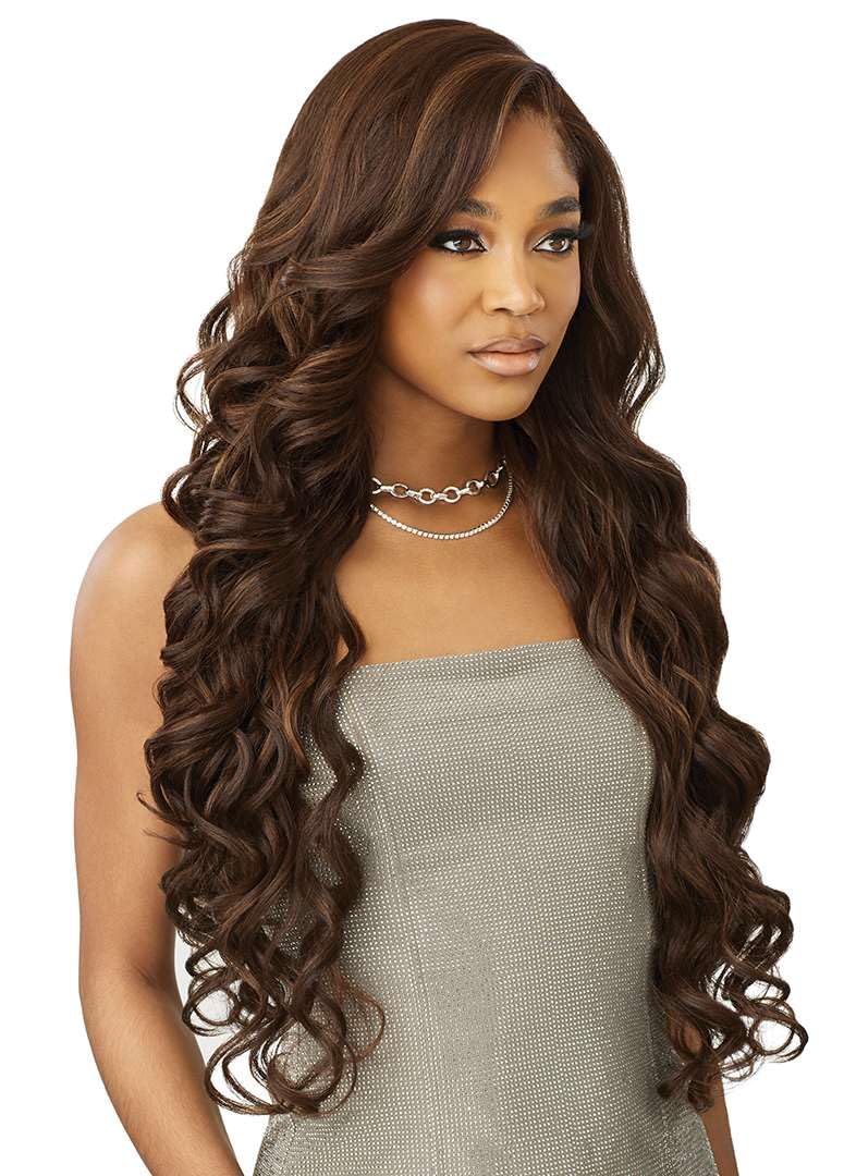Outre Lace Front Wig - Melted Hairline - Swirlista - Swirl 112 (COCOA CARAMEL)