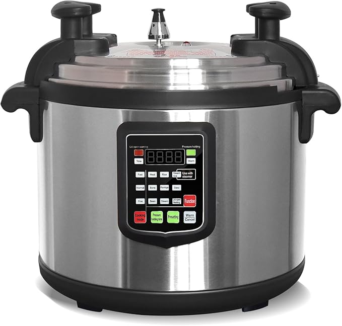 Kolice Commercial Electric 21L Pressure Cooker, Multi Cooker Pressue Canner With Non-stick Inner Pot, 21L (22 QT), 3000W, For Hotel Restaurant Kitchen and only for 220V (NOT 110V)