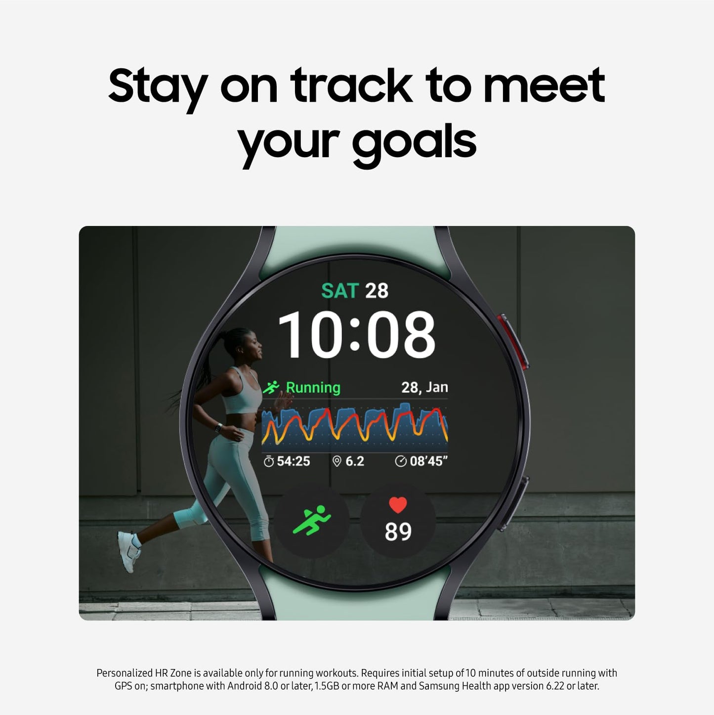 Samsung Galaxy Watch 6 40Mm Lte Smartwatch, Fitness Tracker, Personalized Hr Zones, Advanced Sleep Coaching, Heart Monitor, Bia