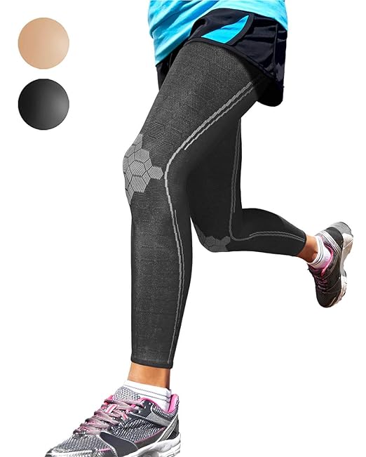 Sparthos Full Leg Compression Sleeves - Brace for Calf, Knee and Thigh, Recovery, Support Pain Relief for Sports Shin Spli...