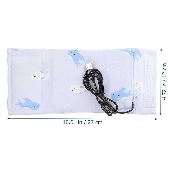 ibasenice General Portable Breastmilk - Portable Feeding Bottle Cover Baby Milk Heater USB Winter Milk Bottle Warmer Car Travel Bottle Warmer (Blue)