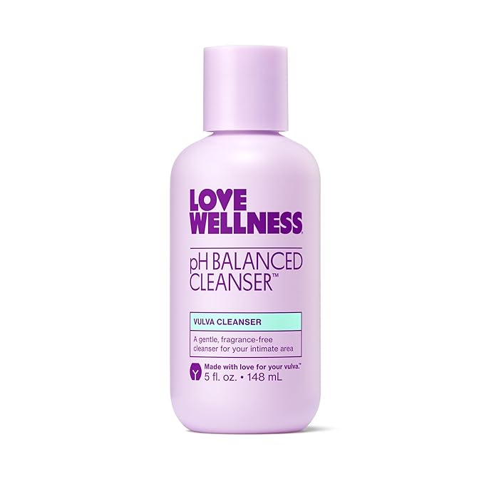 Love Wellness pH Balancing Cleanser | Feminine Vaginal Wash | Fragrance-Free | Vaginal Cleanser for Balanced pH, Intimate ...