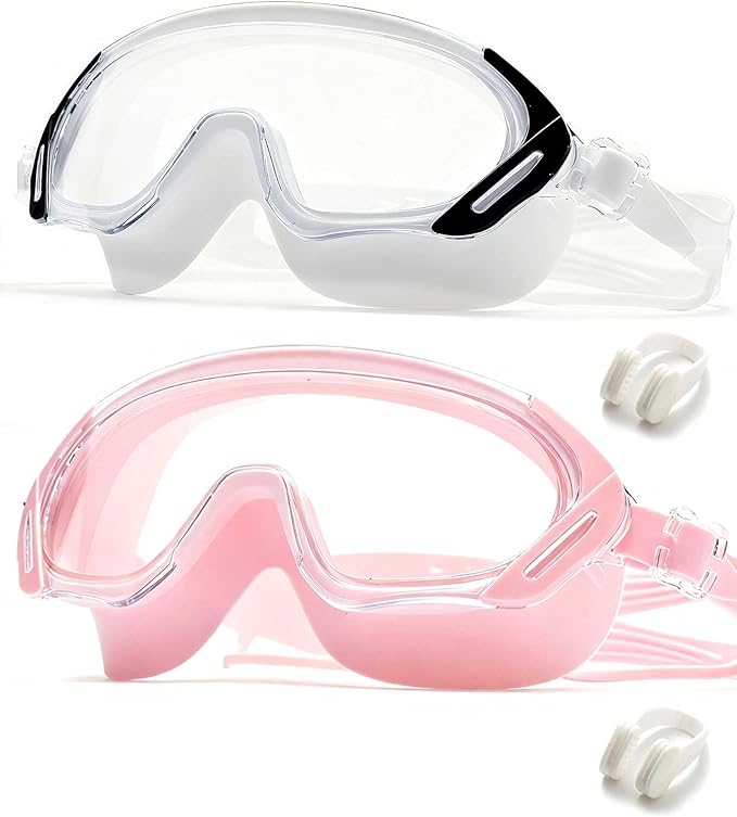 seasprint Swim Goggles, Wide Angle Anti-fog and UV Leak Proof Goggles,Swimming Goggles for Adult Youth