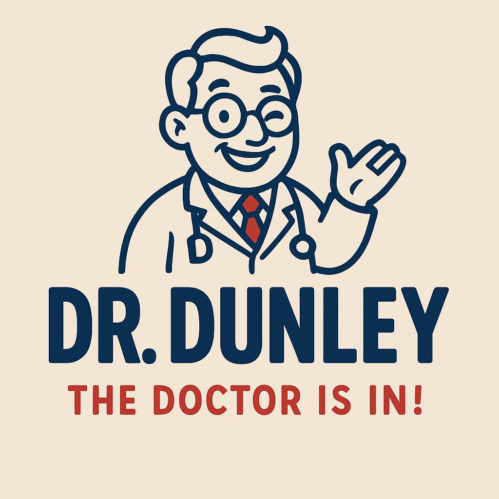 DR. DUNLEY Adjustable Overbed Table on Wheels – Height Adjustable from 30” to 42” – H-Base Rolling Bedside Table for Home, Hospital & Nursing Use – Supports 50 lbs – 15” Wide Surface