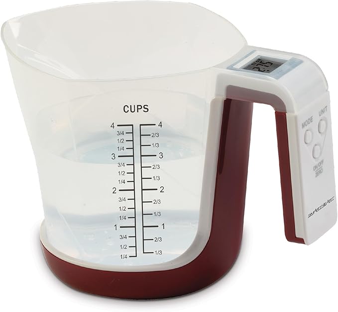 SmartHeart Digital Kitchen Measuring Cup Scale | Accurate Measurements with Cup Or Scale Platform | Unit Conversion Grams,...