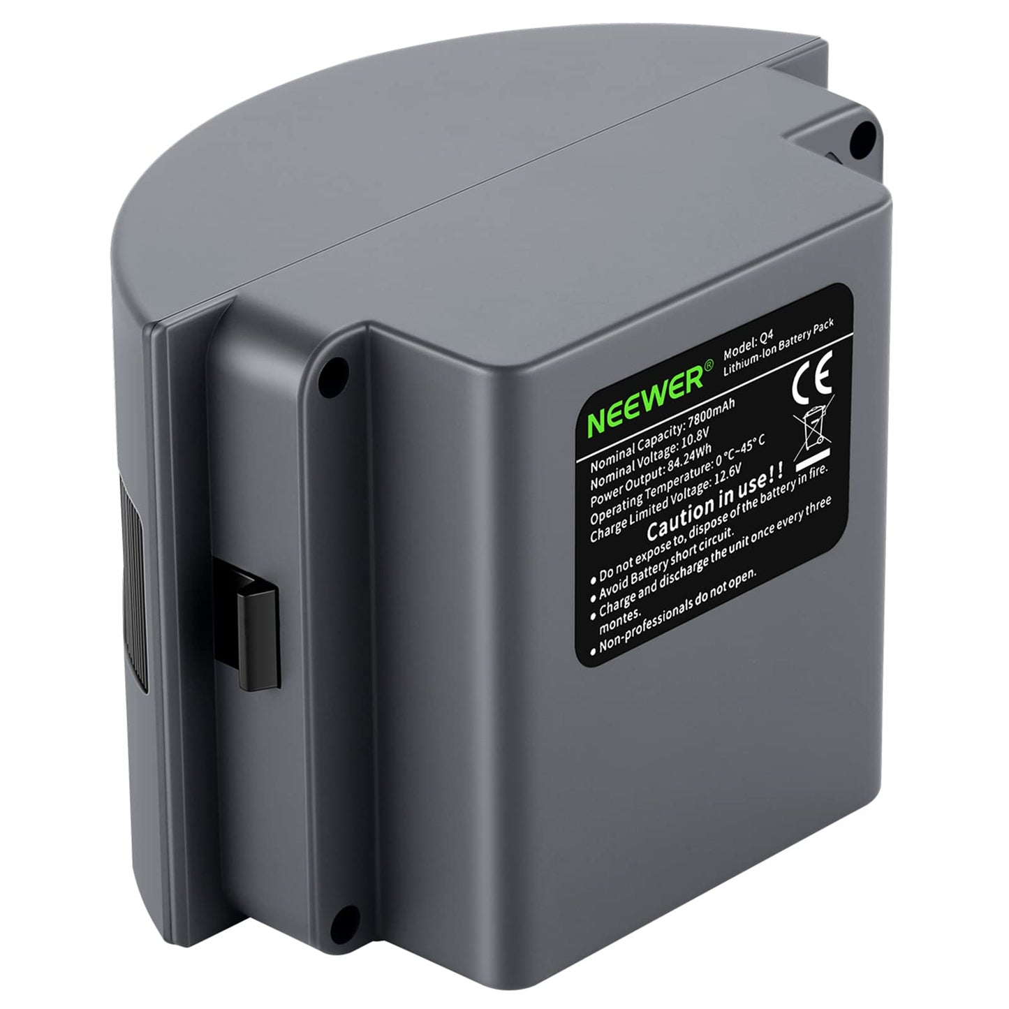 Neewer Li-Ion Battery High Capacity Rechargeable Flash Spare Battery For Q300, Vision 4, Ml300 Outdoor Studio Flash Strobe