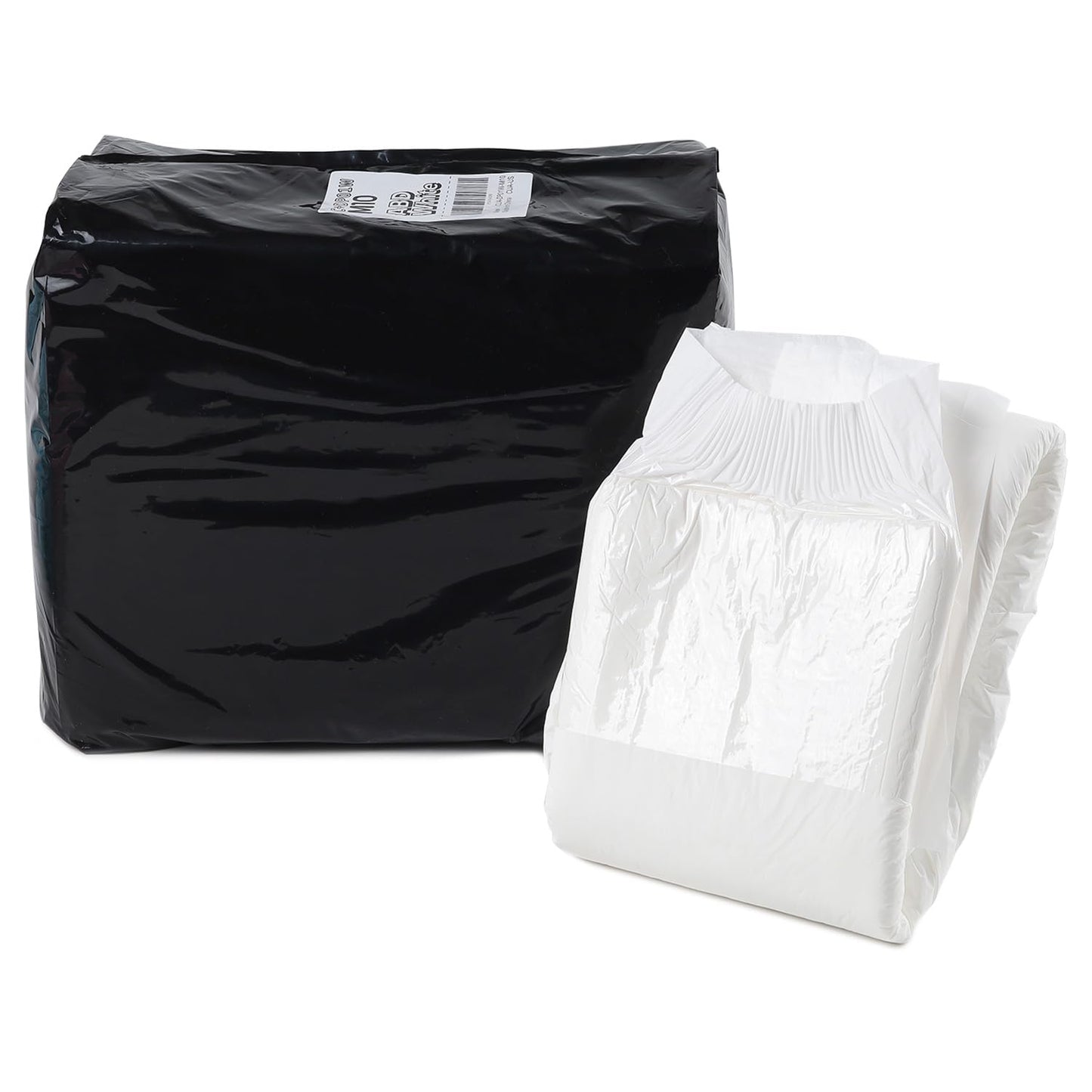 CutiePlusU Disposable Adult Diaper Heavy Absorption Dry Surface Adult Diapers All Night- White 10 Pieces (Medium 28"-38")