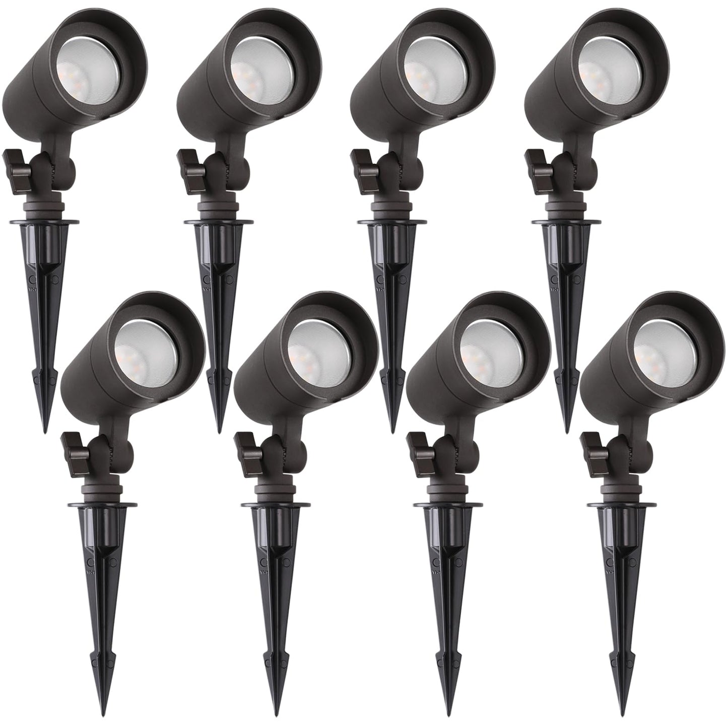E ENERGETIC LIGHTING 3CCT LED Landscape Lights, 12V, 3000K/4000K/5000K, 3W, Waterproof, Aluminum,