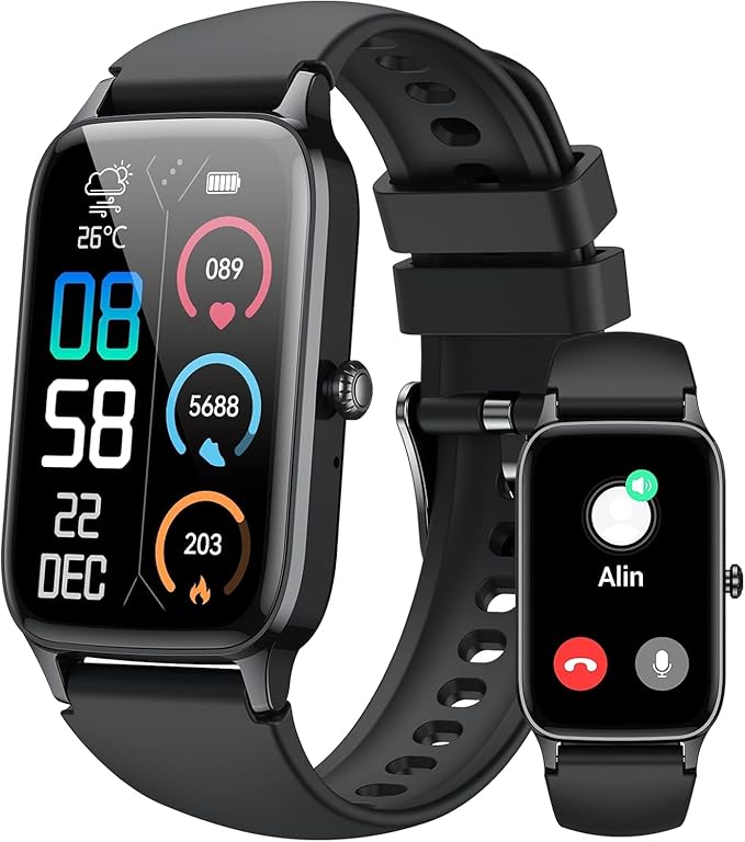 Smart Watch for Men Women, 1.57" Smartwatch (Answer/Make Call) , Fitness Tracker with 110+ Sport Modes, Heart Rate/Sleep M...