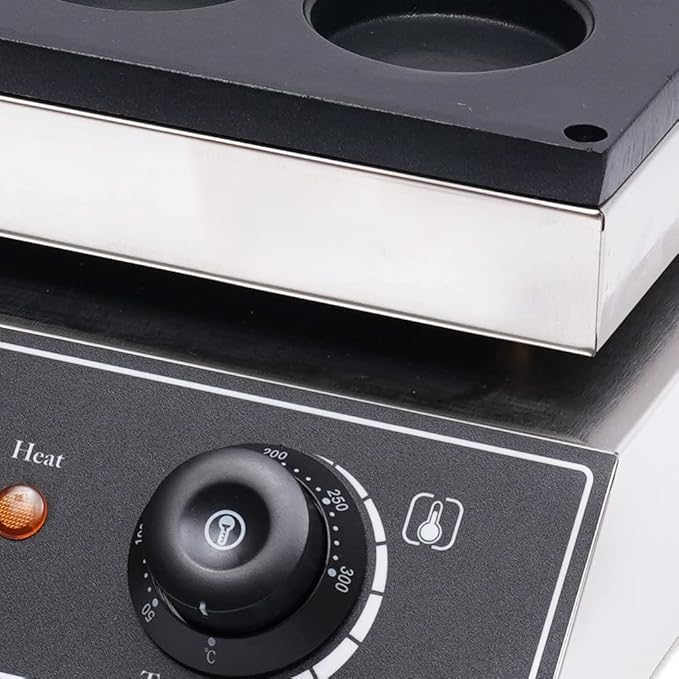 16 Holes Red Bean Cake Maker, Waffle Baker Machine Nonstick End Alarm Commercial 1700W Electric Red Bean Cake Maker Wheel Cake Baking Machine Nonstick 16 Holes