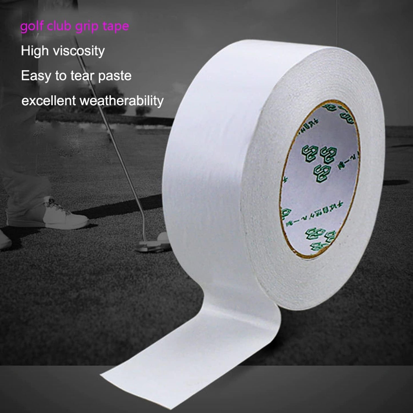 2inch X27yard Double Sided Golf Grip Tape,Grip Strip Tape Roll for Clubs Wood Iron Wedge Putter,Golf Grip Kits for Regripping Golf Clubs,Easy to Peel & Cut