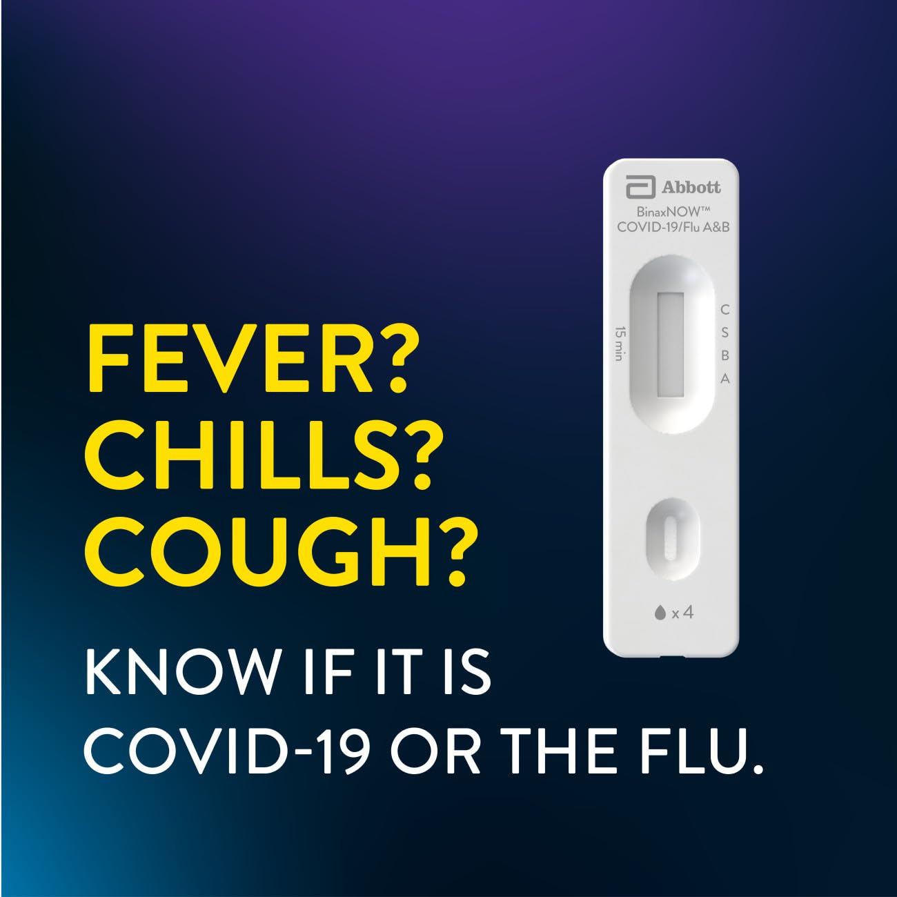 BinaxNOW™ COVID-19/Flu A&B Combo Self Test, Reliable COVID/Flu Home Test With 15 Minute Results, 10 Tests