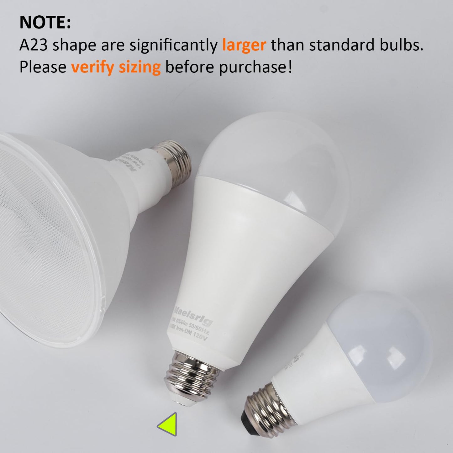Maelsrlg 300W Equivalent Led Bulb  30W 4000 Lumens Warm White 3000K  E26 Base  120V  Non-Dimmable  4-Pack - Replaces 300 Watt Light Bulb For Home & Hospitality Lighting