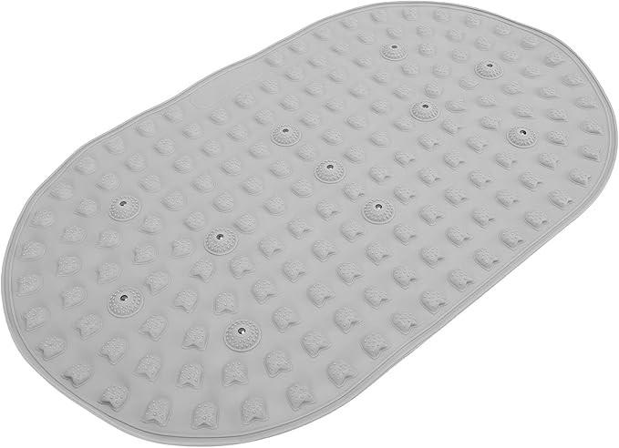AUNMAS Foot Massage Mat, Silicone Anti Slip Acupressure Mat with 11 Magnetic Stones, Stimulating Acupoints for Home Office...