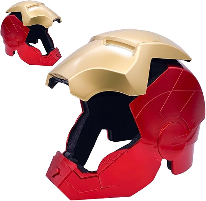 Tevigo Open/Close Wearable Helmet with Eyes Glowing for Kids and Teens Mask Costume and Role-Play Dress Up, Ideal for Birt...