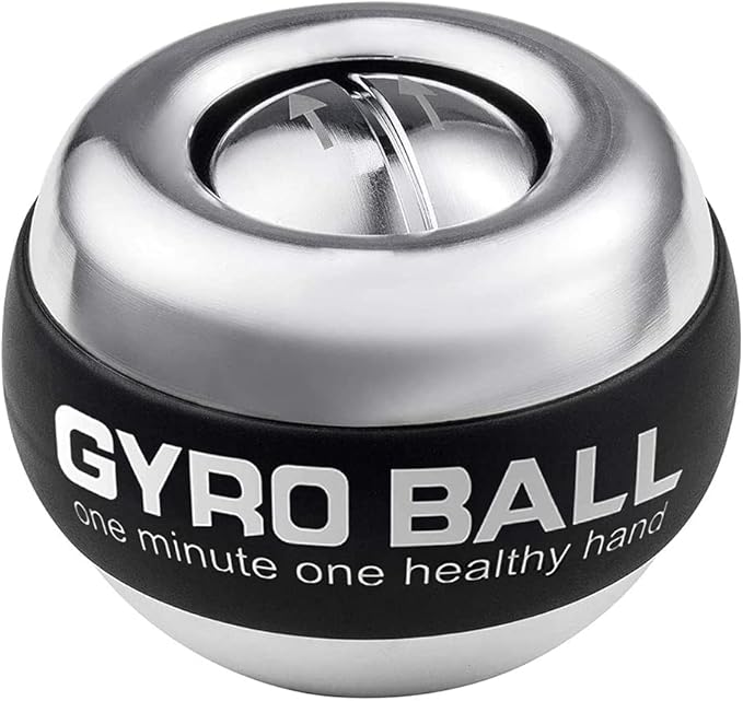 GOZATO Auto-Start Wrist Power Gyro Ball with LED Lights, Wrist Strengthener and Forearm Exerciser for Stronger Arm Fingers...