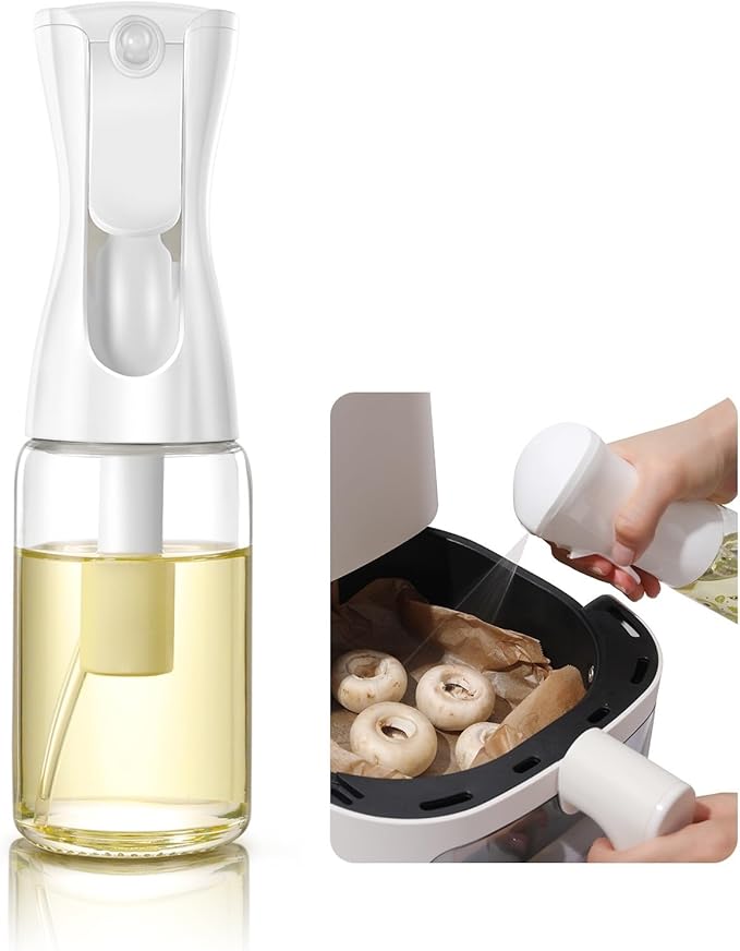 Mistifi Fine Mist Olive Oil Spray for Cooking, Air Fryer, BBQ, Salad, Healthy Nonstick Frying, Home & Commercial Kitchen Use (150ml Glass bottle) FS886