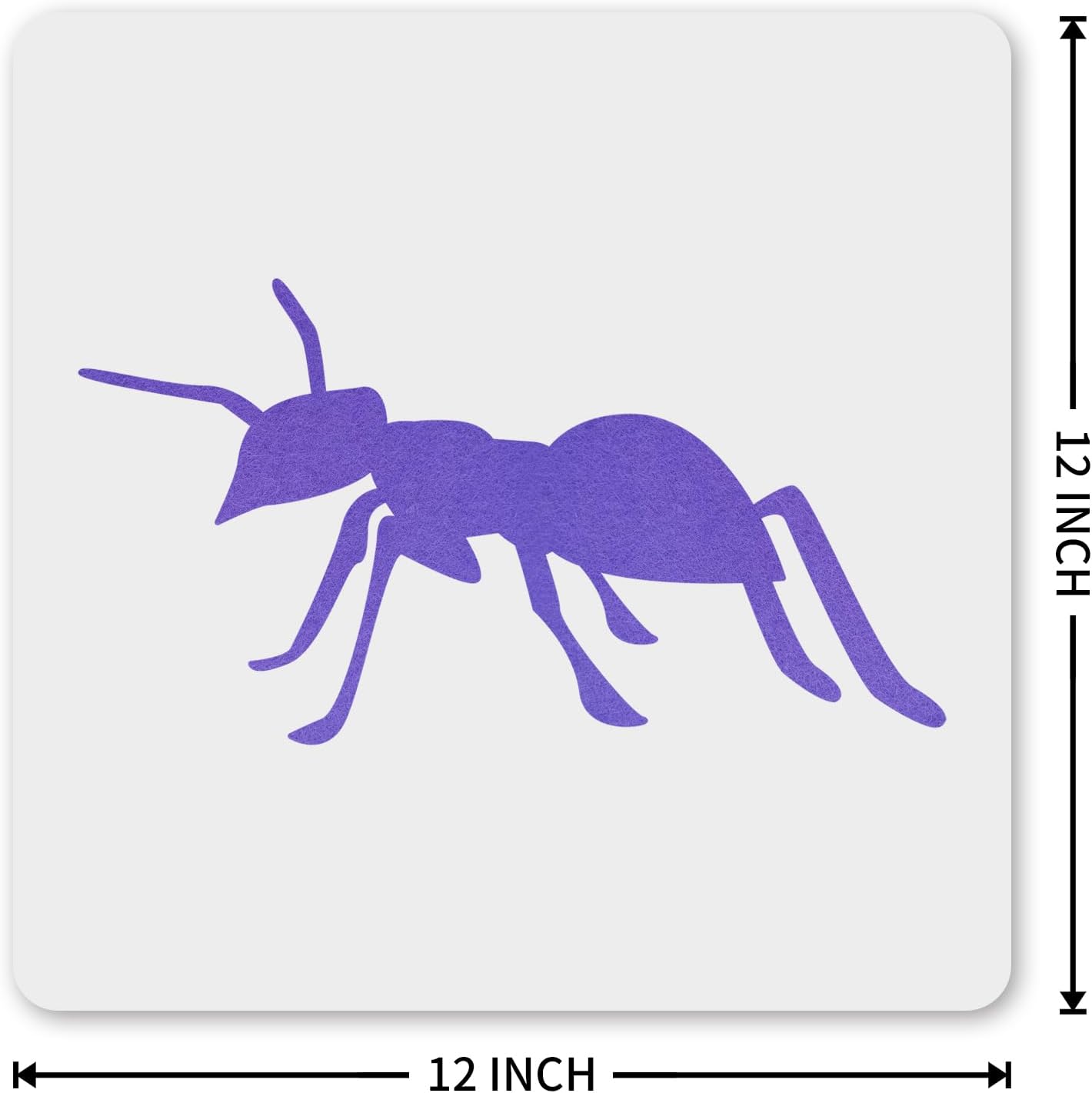 MAGJUCHE Ant Stencil 12 Inches, Reusable Stencil for Painting DIY Crafts Decor