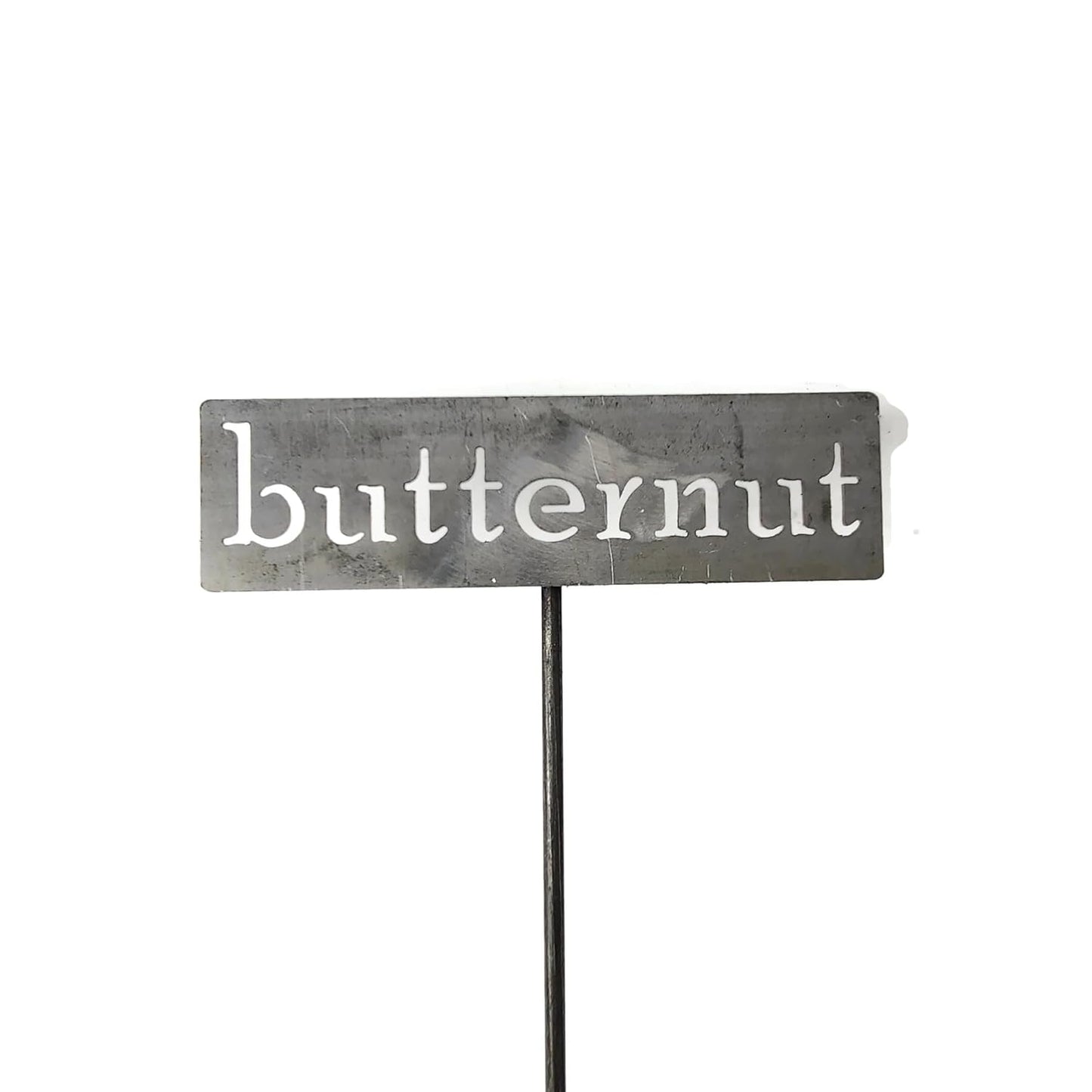 Classic Metal Garden Markers 19 Inches Tall (butternut, Raw, Unfinished Steel (will rust with time))