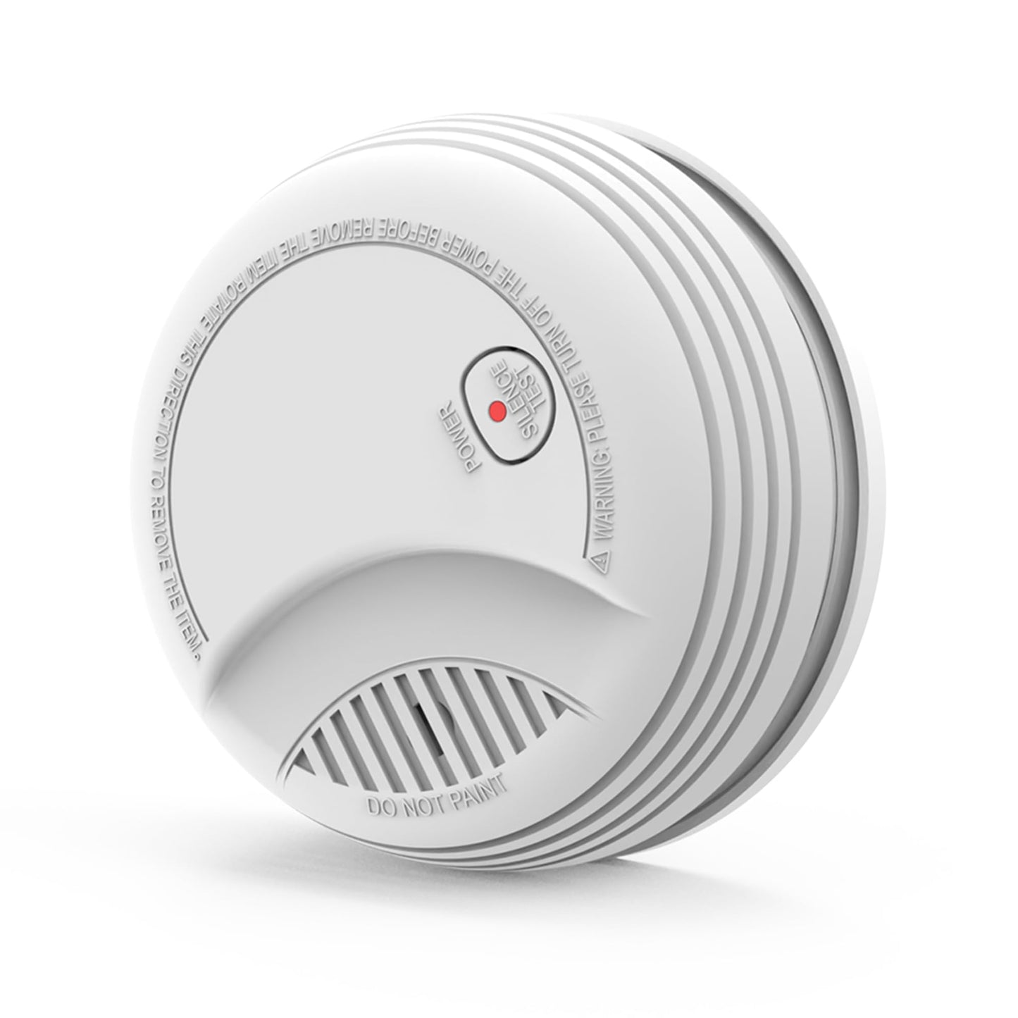 Fire Alarms Smoke Detectors, Photoelectric Sensor Smoke Alarm Battery Operated, Fire Alarm with Test Button & Low Battery Signal, LED Warning Light 85 dB Alarm Sound for Bedroom and Home, 1 Pack