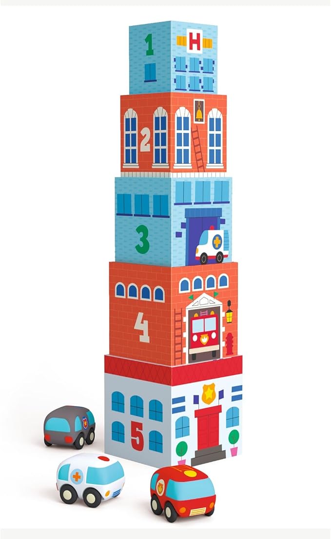 DJECO Blocks&Towers TopaniCar