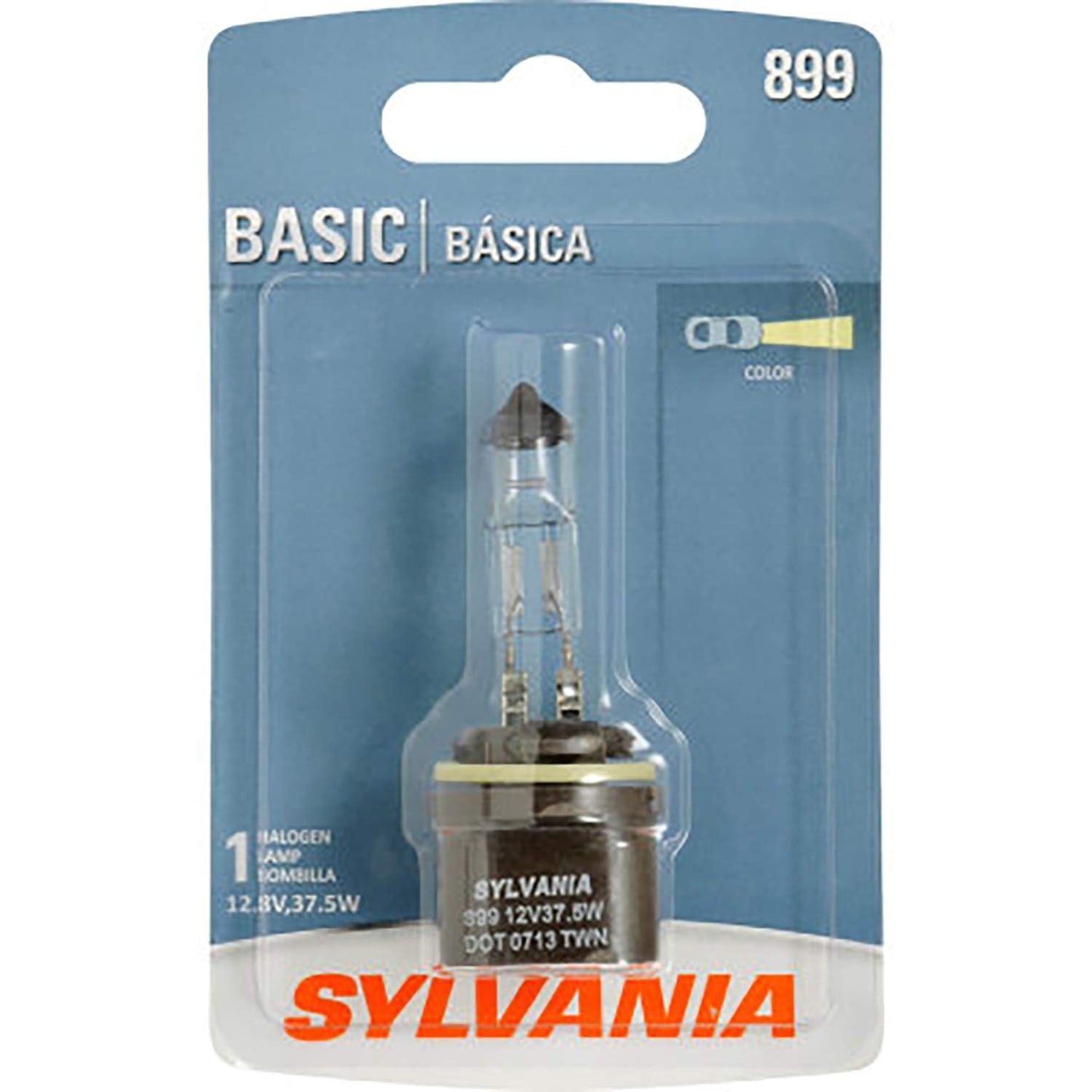 SYLVANIA Halogen Light Bulb for Fog and Headlight Applications, Model 899.BP, 1 Bulb
