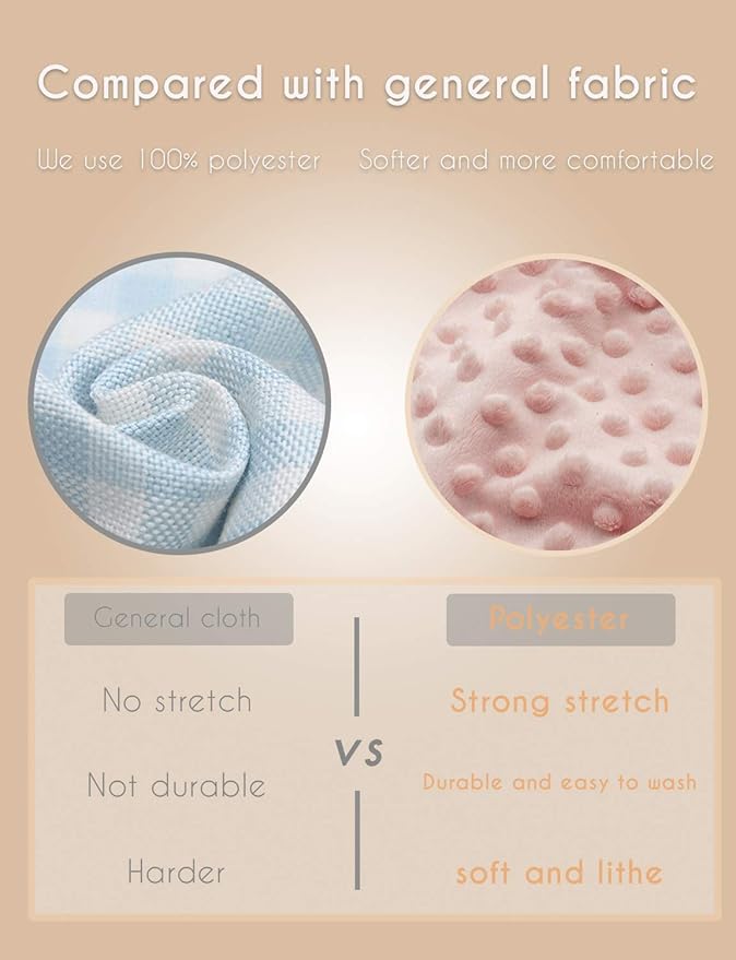 Baby Changing Pad Cover, Super Soft Minky Dot Diaper Changing Table Covers for Baby Girls and Boys, Ultra Comfortable, Safe for Babies, Fit 32"/34'' x 16" Pad (Coral Pink)