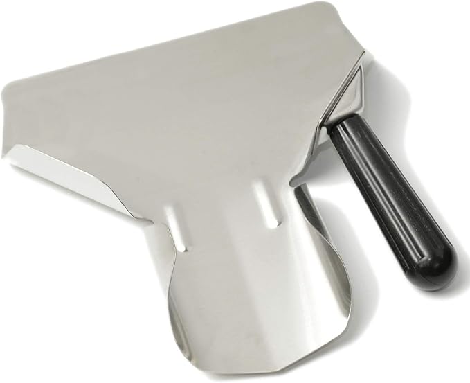 Stainless Steel French Fry Bagger Scoop Chip Popcorn Bagger Ice Candy Snacks Desserts Scooper, Right Handle