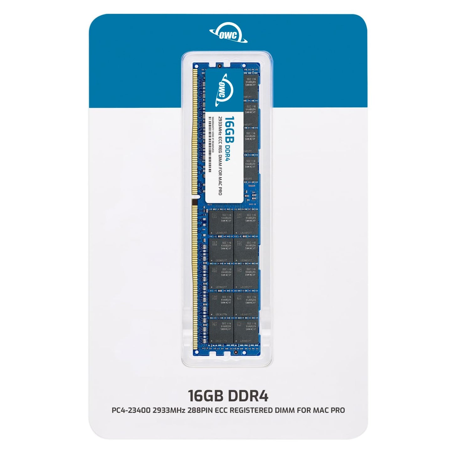 Owc 16Gb Ddr4 Ecc Registered Cl21 Pc4-23400 2933Mhz Sdram Memory Ram Upgrade Module Compatible With 2019 Mac Pro 7,1 (Owc2933D4M